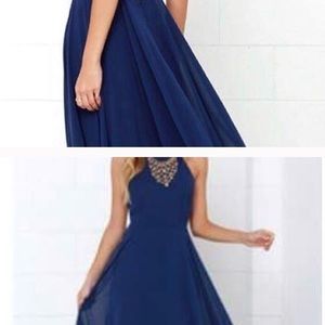 Mythical kind of love navy lulus dress 👗